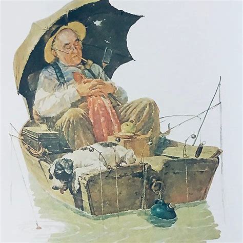 Norman Rockwell Gone Fishing Norman Rockwell Art Norman Rockwell