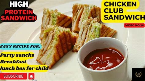 Chicken Club Sandwich Recipe L Restaurant Style Sandwich L How To Make Club Sandwich L Grill