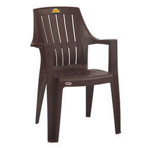 Supreme Brown Turbo Plastic Chair With 1 Year Guarantee