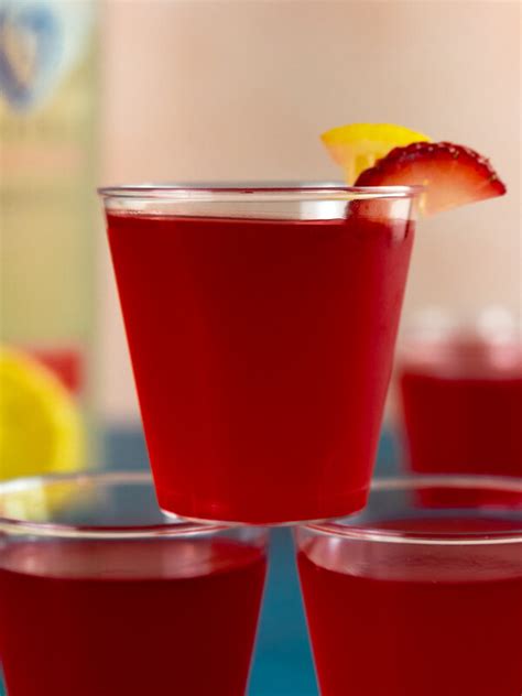 Strawberry Lemon Jello Shots Recipe Laura The Gastronaut