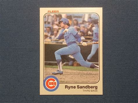 RYNE SANDBERG FLEER ROOKIE ALMOST PERFECT EBay