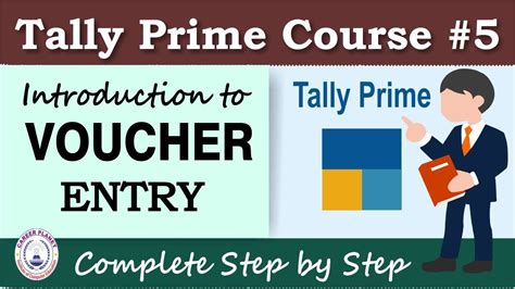 Introduction To Voucher Entry In Tally Prime Chapter 5 Tally Prime