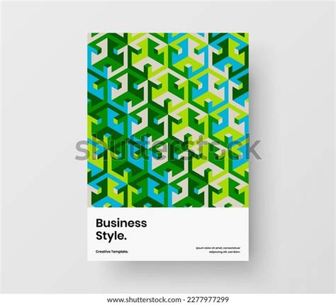simple leaflet  design vector layout stock vector royalty