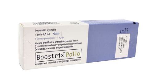 Boostrix Polio Jeringa Precargada Suspension Inyectable Ml