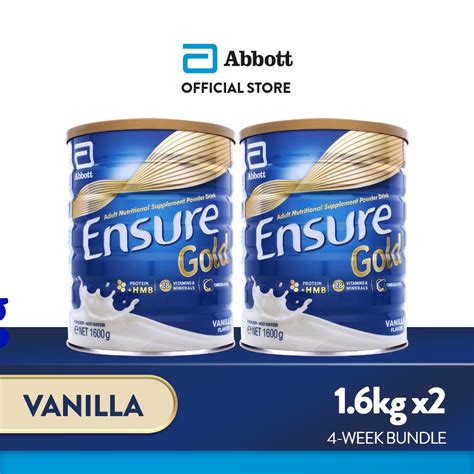 Ensure Gold Hmb Vanilla Kg For Adult Nutrition Bundle Of