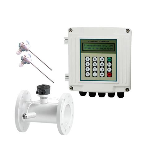 DN15 DN6000 Wall Mounted Ultrasonic Flow Meter Fixed Ultrasonic