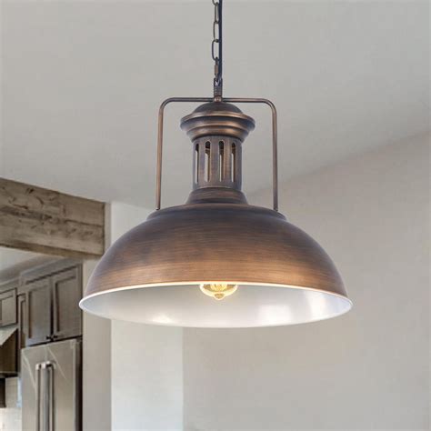 Industrial Rustic Barn Single Pendant Light | Farmhouze Light, Single ...