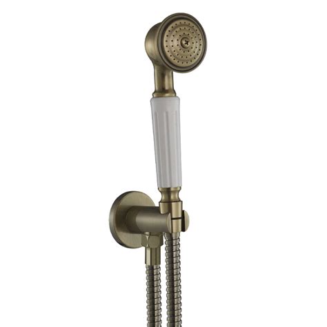 Chatsworth Antique Brass Traditional Shower With Concealed Valve