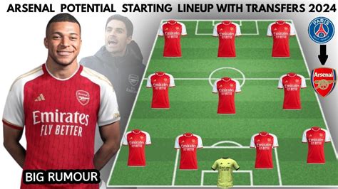 Arsenal Potential Starting Lineup With Transfers Transfer Rumours