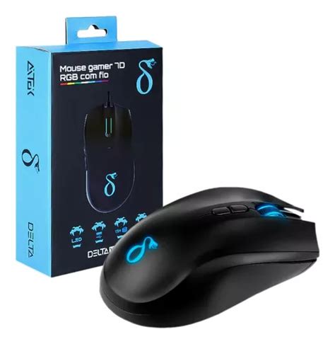 Mouse Gamer D Led Rgb Dpi Ajust Vel Es C Fio Mercadolivre