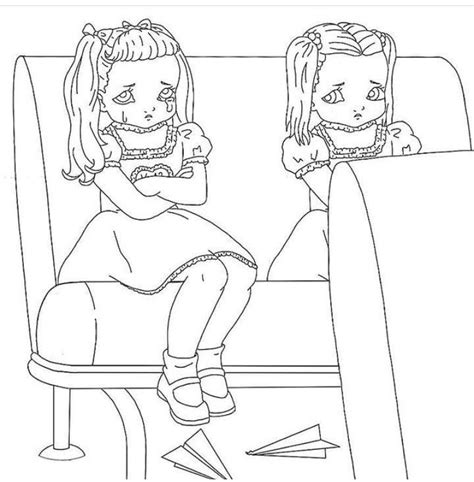 Wheels On The Bus Cry Baby Coloring Book Melanie Martinez Coloring