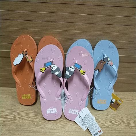 Jual Miniso Sandal Jepit We Bare Bears Shopee Indonesia