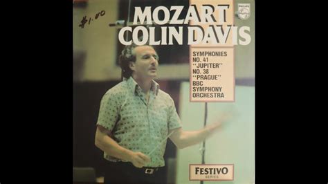 Mozart Symphonies Colin Davis Bbc Symphony Orchestra