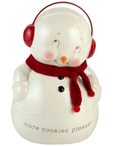 Department 56 Snowpinions Snowman Cookie Jar Snowman Cookie Jar Christmas Cookie Jars