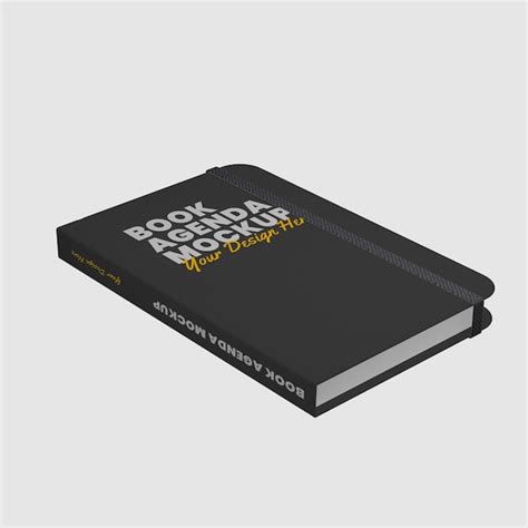 Premium Psd Book Agenda Mockup