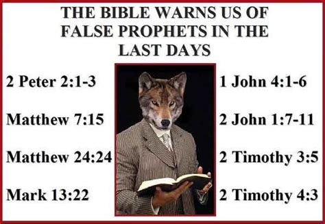 Warnings Against False Teachers In The Bible End Time Message