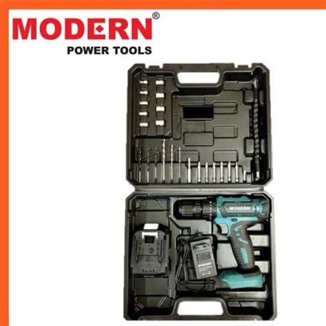 Promo MODERN M 16 Mesin Bor Cordless Drill 20V Set Tangan Baterai