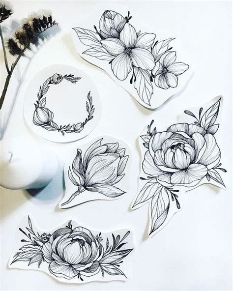 Desenhos De Flores De Modelos Tatuagens Ideias Althea Evans Porn Hot