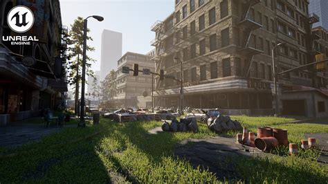 Post Apocalyptic City Unreal Engine Youtube