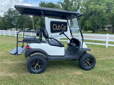 2018 Club Car Precedent Gas White Peebles Golf Cars