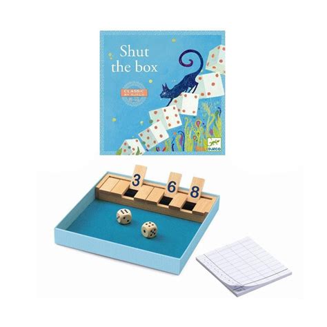 Shut The Box De Djeco En Minikidz