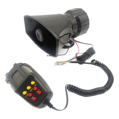 Sound Loud Car Warning Alarm Police Fire Siren Air Bugle Pa Speaker