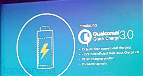 Qualcomm Quick Charge Announced Times Faster Than Conventional