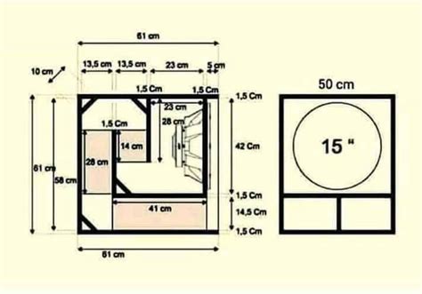 Plan De R Alisation De Caisson De Basse Cm Artofit