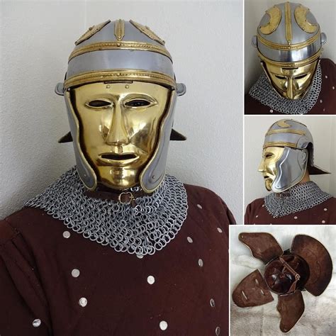 Roman Cavalry Helmet With Face Mask