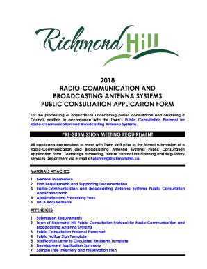 Fillable Online Radio Communication And Broadcasting Antenna