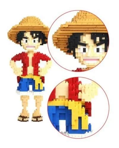 Figura De Bloques One Piece Monkey D Luffy 1750 Pcs Meses sin interés