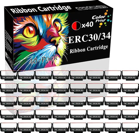 Amazon 40 Pack Colorprint Compatible ERC30 ERC34 ERC38 Printer