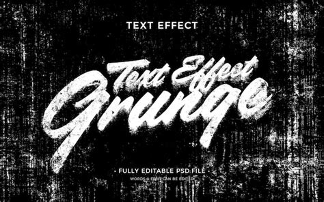 Premium PSD | Grunge text effect