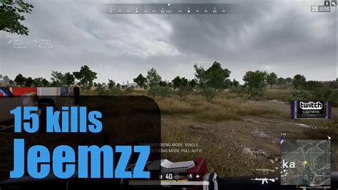 Jeemzz 15 Kills Mk14 M416 Solo Erangel PUBG Highlights YouTube