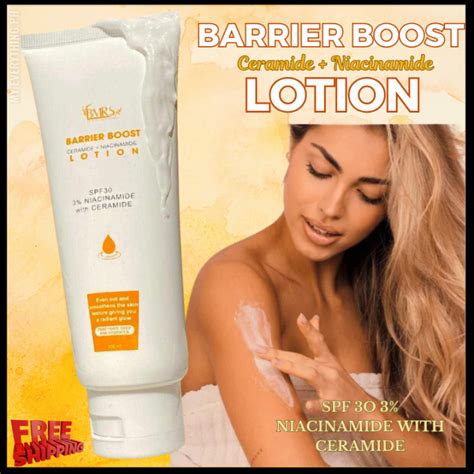 New Barrier Boost Lotion Ceramide Niacinamide With Sfp The