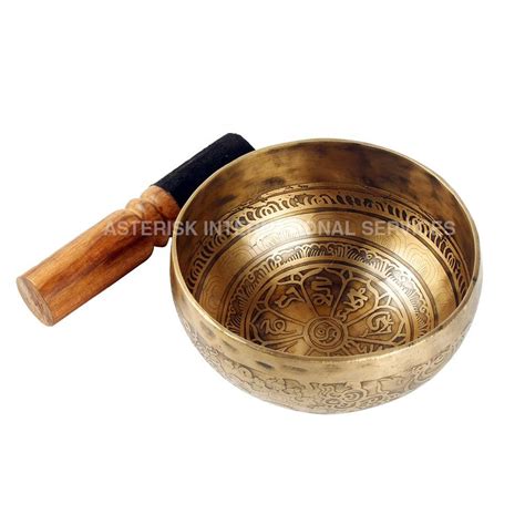 Asterisk International Services Singing Bowl Hand Hammered Tibetan