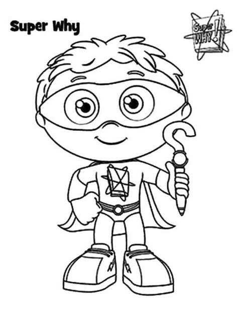 Super Why coloring pages