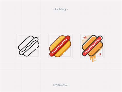 Delicious food icons on Behance