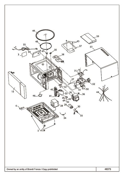 Pi Ces D Tach Es Four Micro Ondes Ge B Ge B Sav