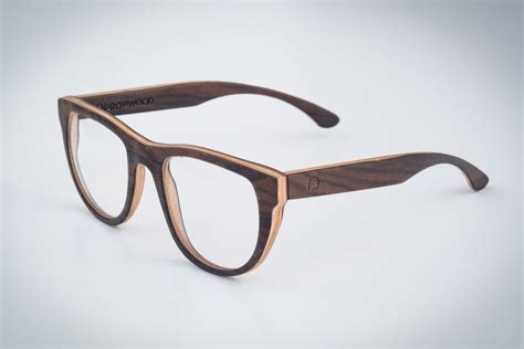 Wooden Reading Glasses Handmade Wood Eyewear RX Wooden by Propwood