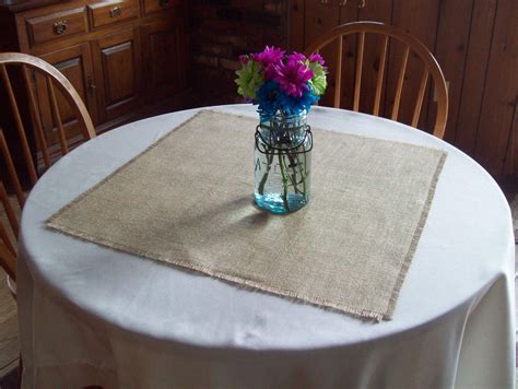 Wedding Table Squares Set Of Burlap By Northcountrycomforts