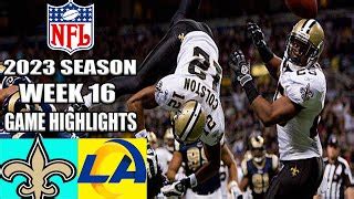 New Orleans Saints Vs Los Angeles Rams Full Game Highlights