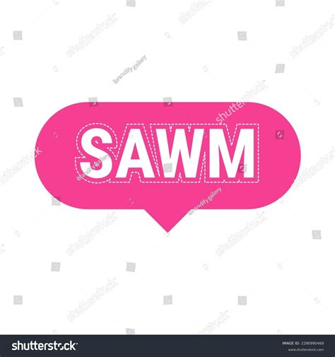 Sawm Pink Vector Callout Banner Information Stock Vector (Royalty Free ...