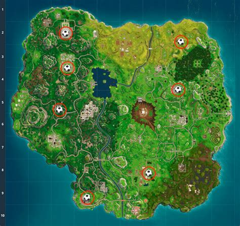 Fortnite Soccer Field Locations 7 Pitches Where You Can Score A Goal