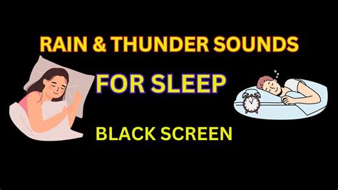 Rain And Thunder Sounds For Sleep Beat Insomnia Soothing Relaxation