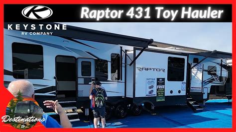 Tour And Specifications Of 2023 Keystone Raptor 431 Toy Hauler And Walk