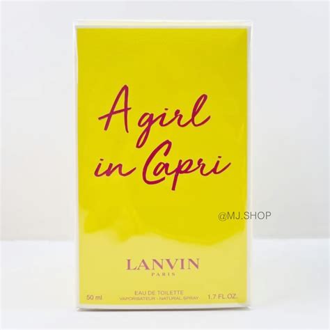 ส่งฟรี Lanvin A Girl In Capri EDT 50ml กล่องซีล น้ำหอมกลิ่นของแสงแดด ...