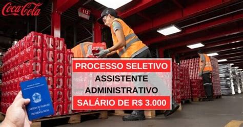 Processo Seletivo Aberto Na Solar Coca Cola Exigindo Apenas Ensino