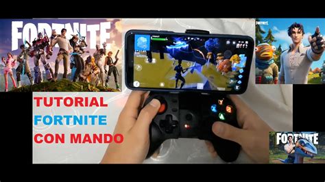 Tutorial Como Jugar Fortnite Con Mando Para Celular Youtube