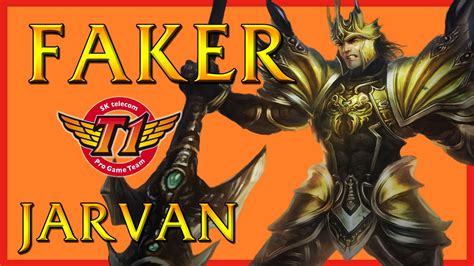 Skt T Faker Jarvan Iv Mid Korean Challenger Ranked League Of